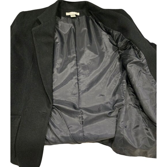 The Limited Vintage Wool Cashmere Blend Blazer Black 90s Career - Picture 6 of 8